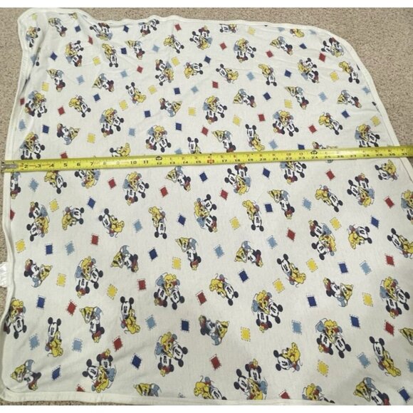 Vintage Baby Mickey & Co Blanket and hooded bath Towel VTG Walt Disney Mouse - Picture 6 of 15